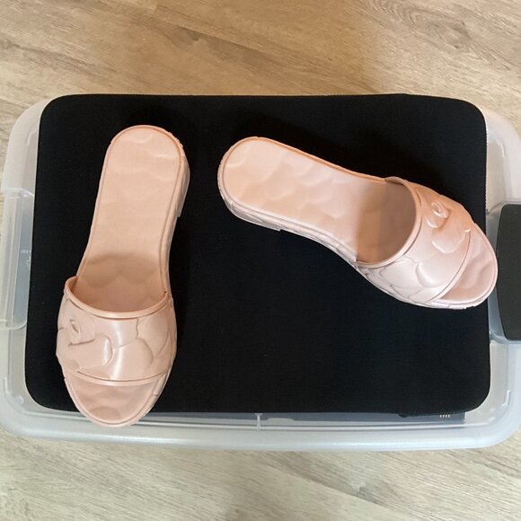 NIB VALENTINO GARAVANI ATELIER slides in Rose Quartz 35 - Picture 6 of 7